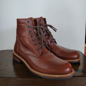 Nisolo Brown Lace Up Boots